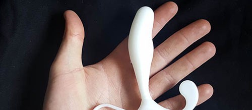 hand with aneros prostate massager