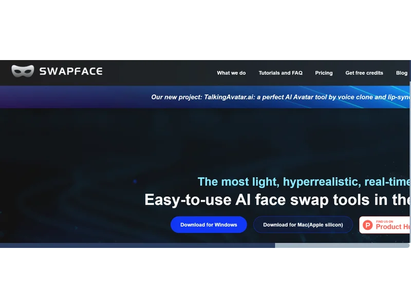 Screenshot of Swapface