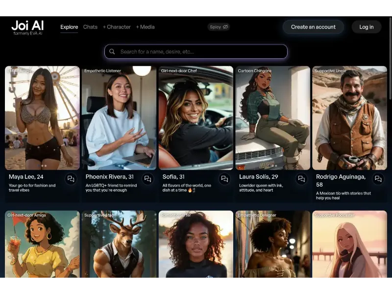 Screenshot of EdenAI World