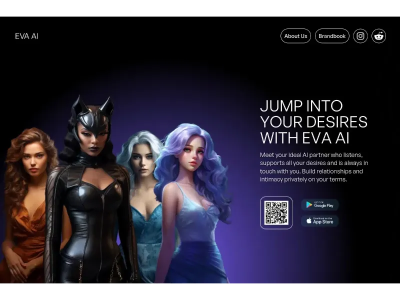 Screenshot of EVA AI