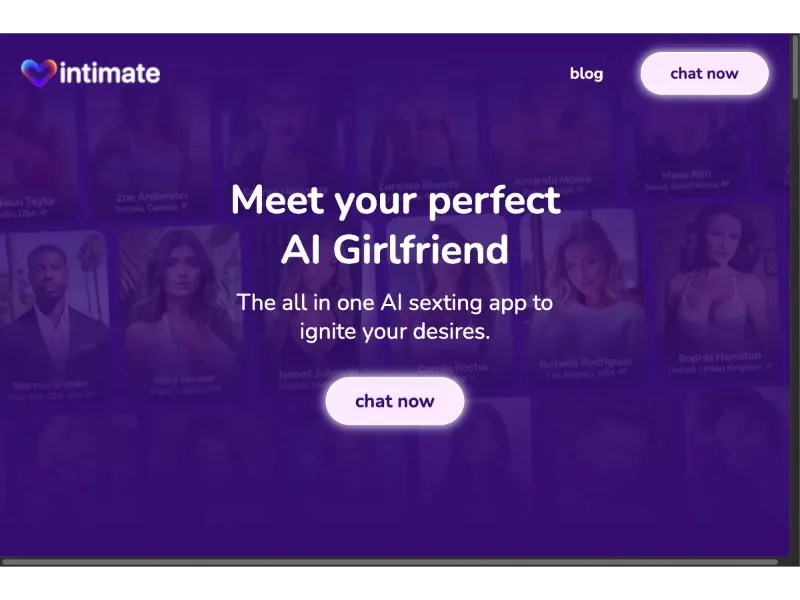 Screenshot of My Intimate App