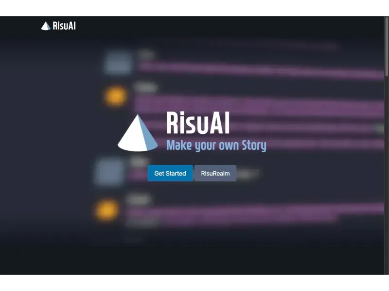 Screenshot of Risu AI
