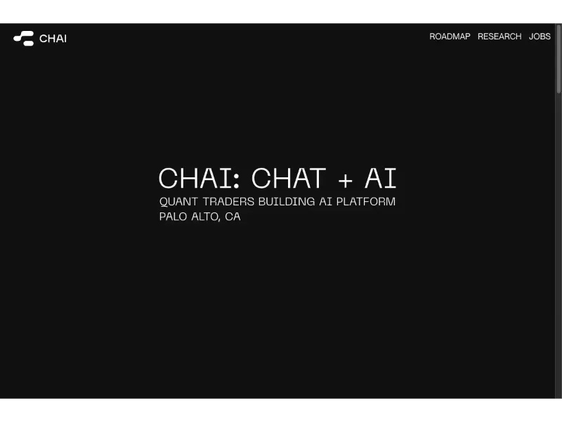 Screenshot of CHAI