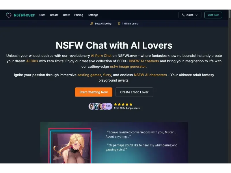 Screenshot of NSFWLover